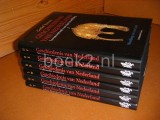 (Complete set deel 1-6) Geschiedenis van Nederland. Levensverhaal van zijn Bevolking. [Set van 6 boeken]